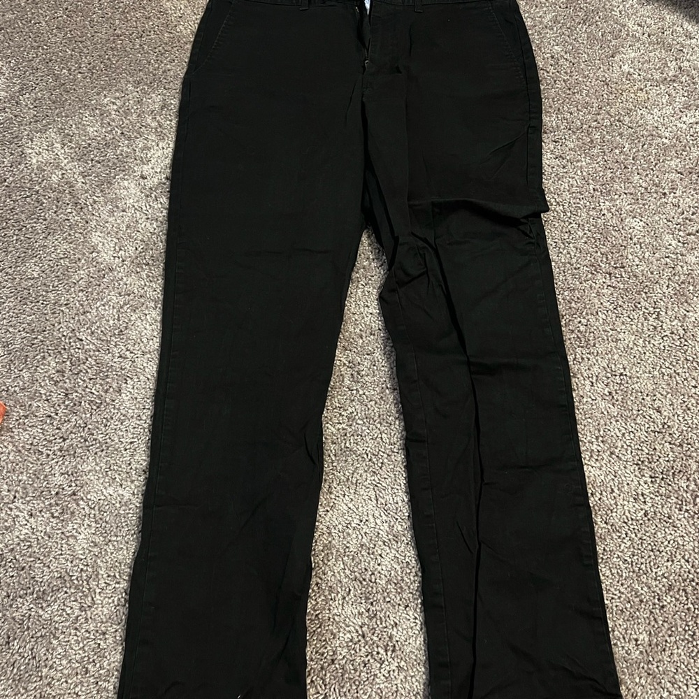 J. Crew Flex Chino Pants in Black and Cream